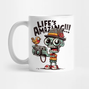 Life's Amazing! Zombie birder photographer Mug